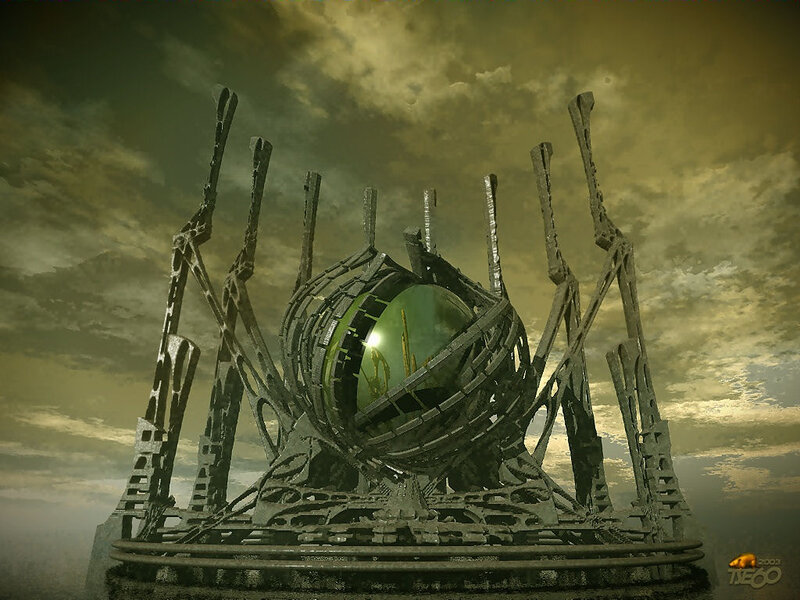 Ancient Alien Structure — Green