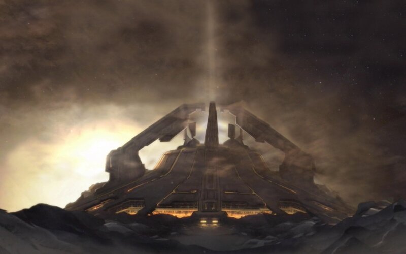ancient alien structure on planet