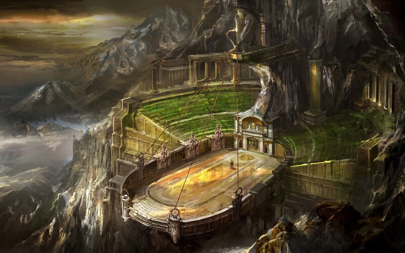 Ancient Amphitheater — Brown