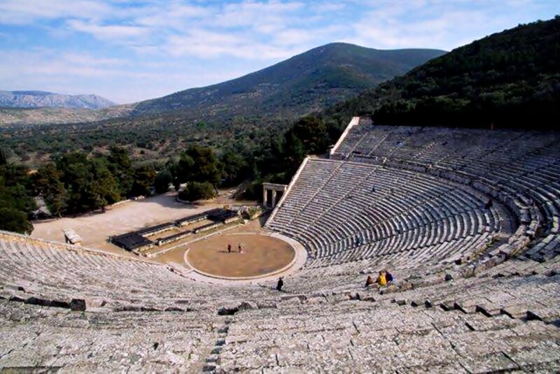 Ancient Amphitheater — Gray