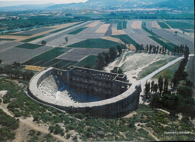 Ancient Amphitheater — Green, Serene