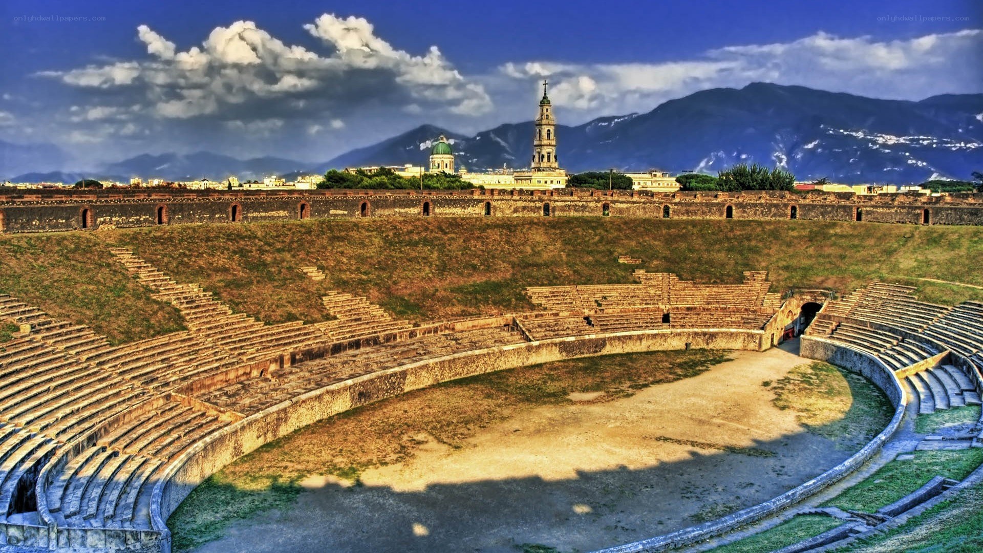 Ancient amphitheater in Sicily