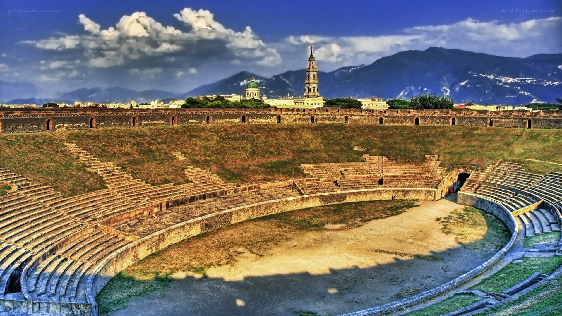 Ancient amphitheater in Sicily