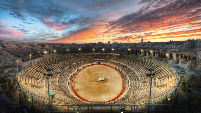 Ancient Amphitheater — Orange, Dramatic