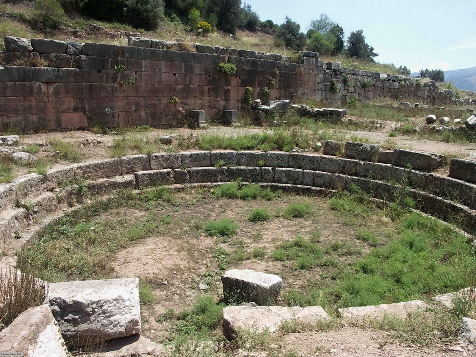 ancient amphitheater ruins