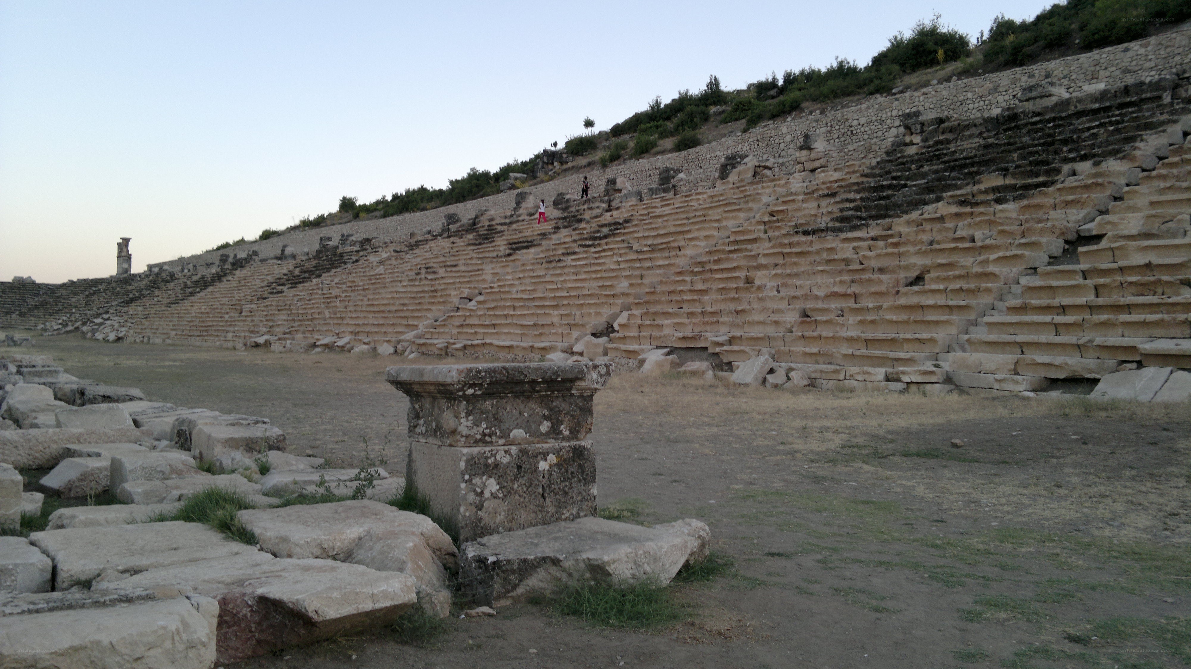 Ancient amphitheater ruins