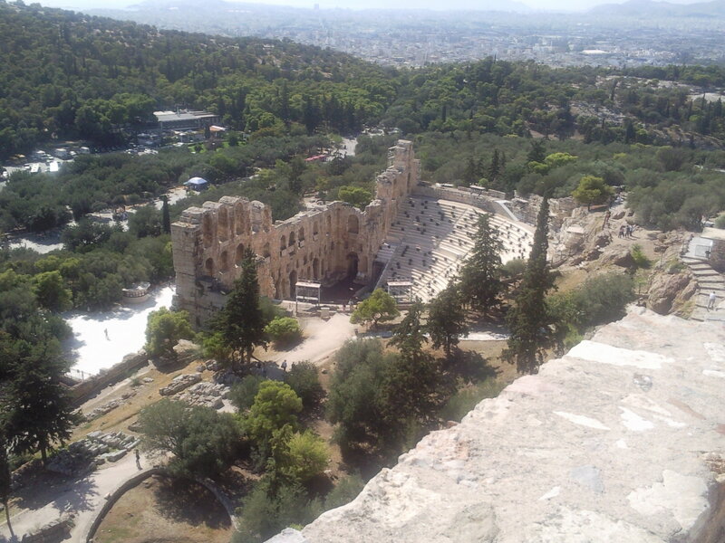 Ancient Amphitheater Ruins — Green, Historical