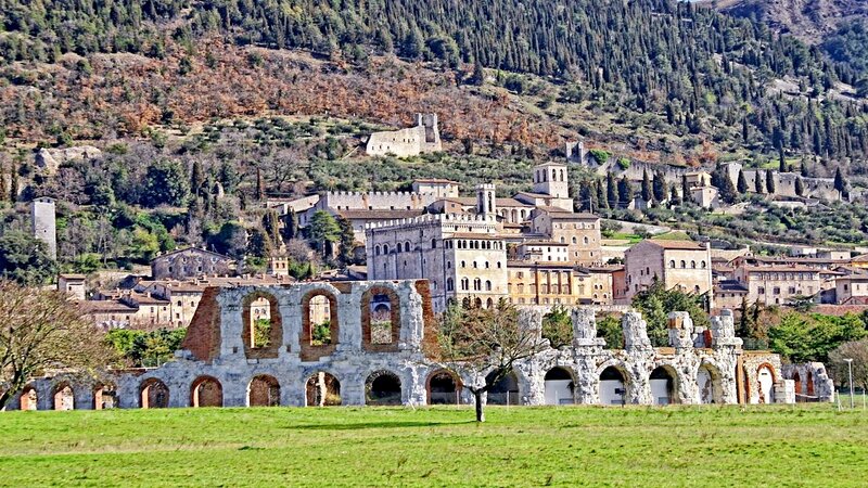 Ancient Amphitheater Ruins — Green, Serene, Afternoon