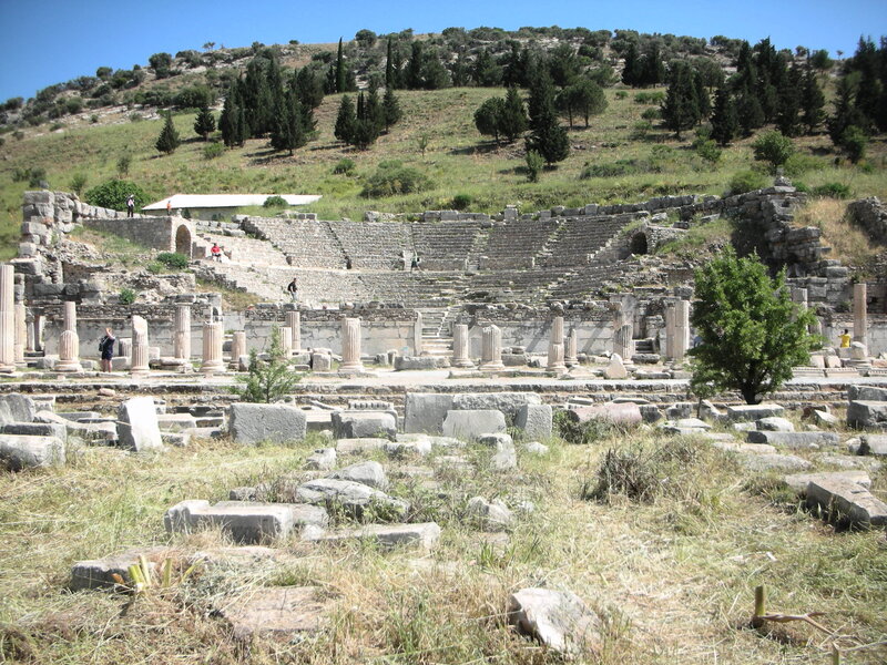 Ancient Amphitheater Ruins — Green