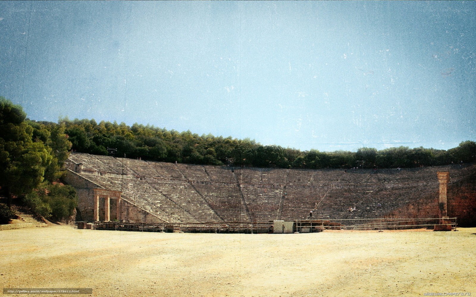 Ancient amphitheater ruins