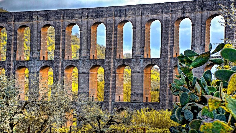 Ancient Aqueduct Structure