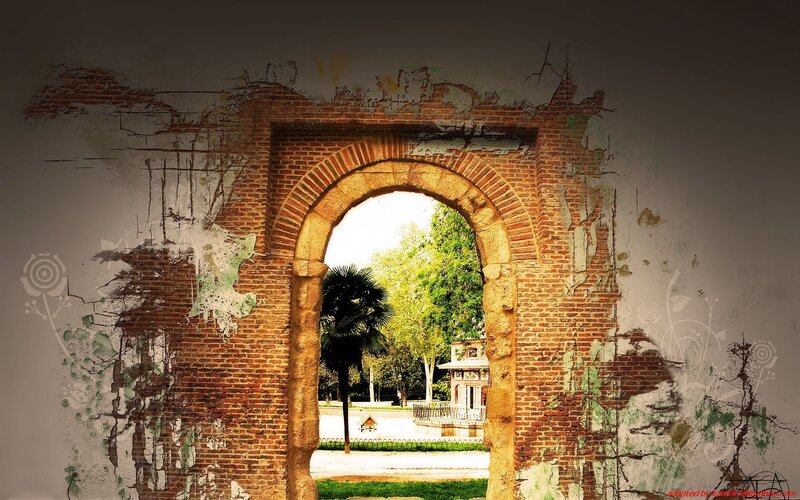 ancient archway view