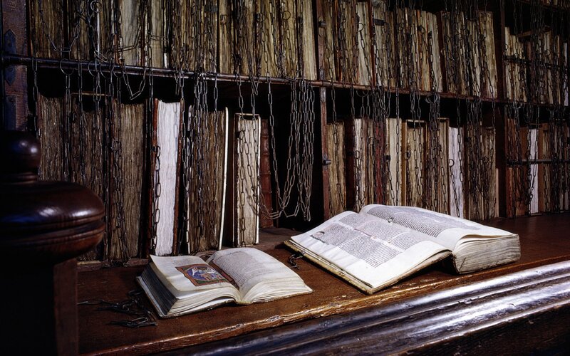 Ancient Books in Library