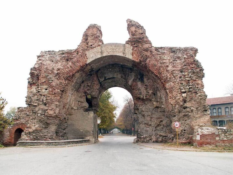 Ancient Brick Archway — Brown