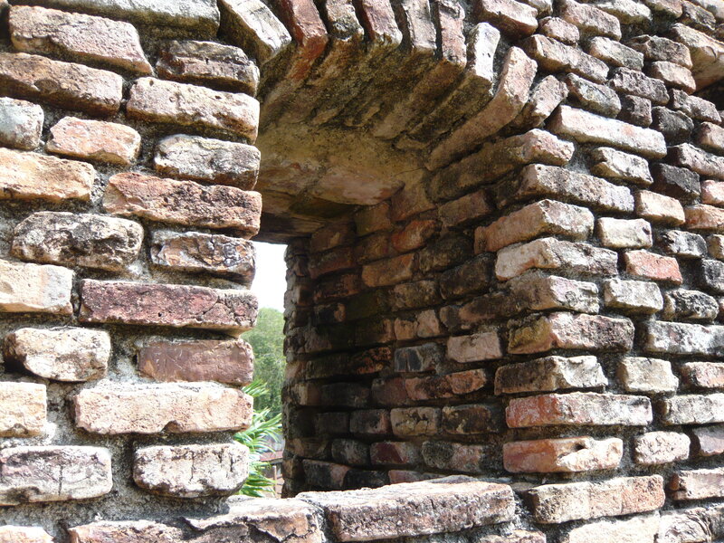 ancient brick archway