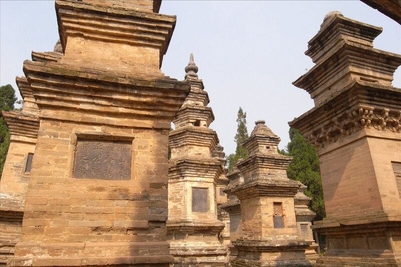 ancient brick pagodas