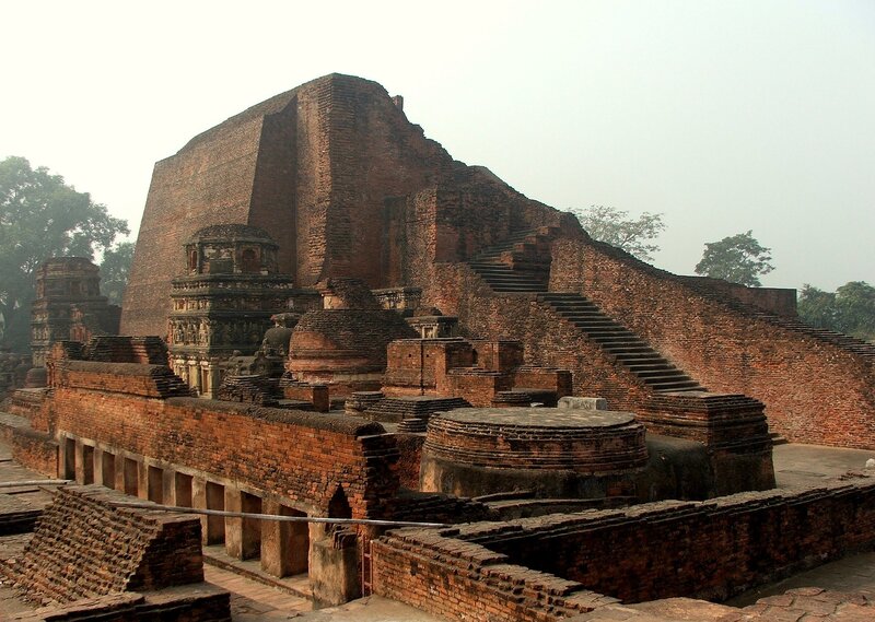 ancient brick temple ruins