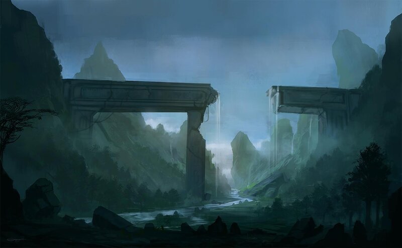 Ancient Bridge Ruins