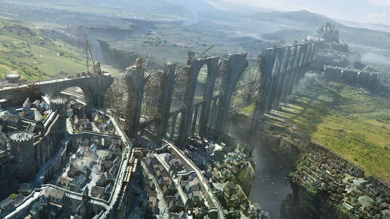 Ancient Bridge under Construction