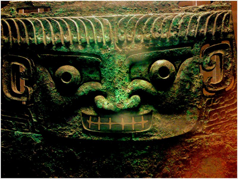 Ancient Bronze Mask