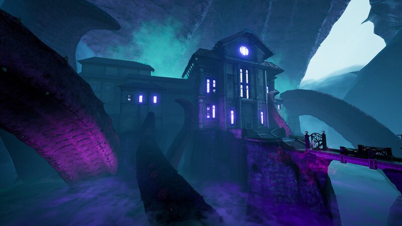 Ancient Building in Cave