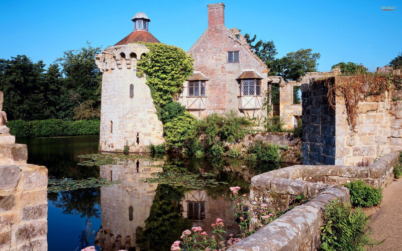 Ancient Castle by Moat