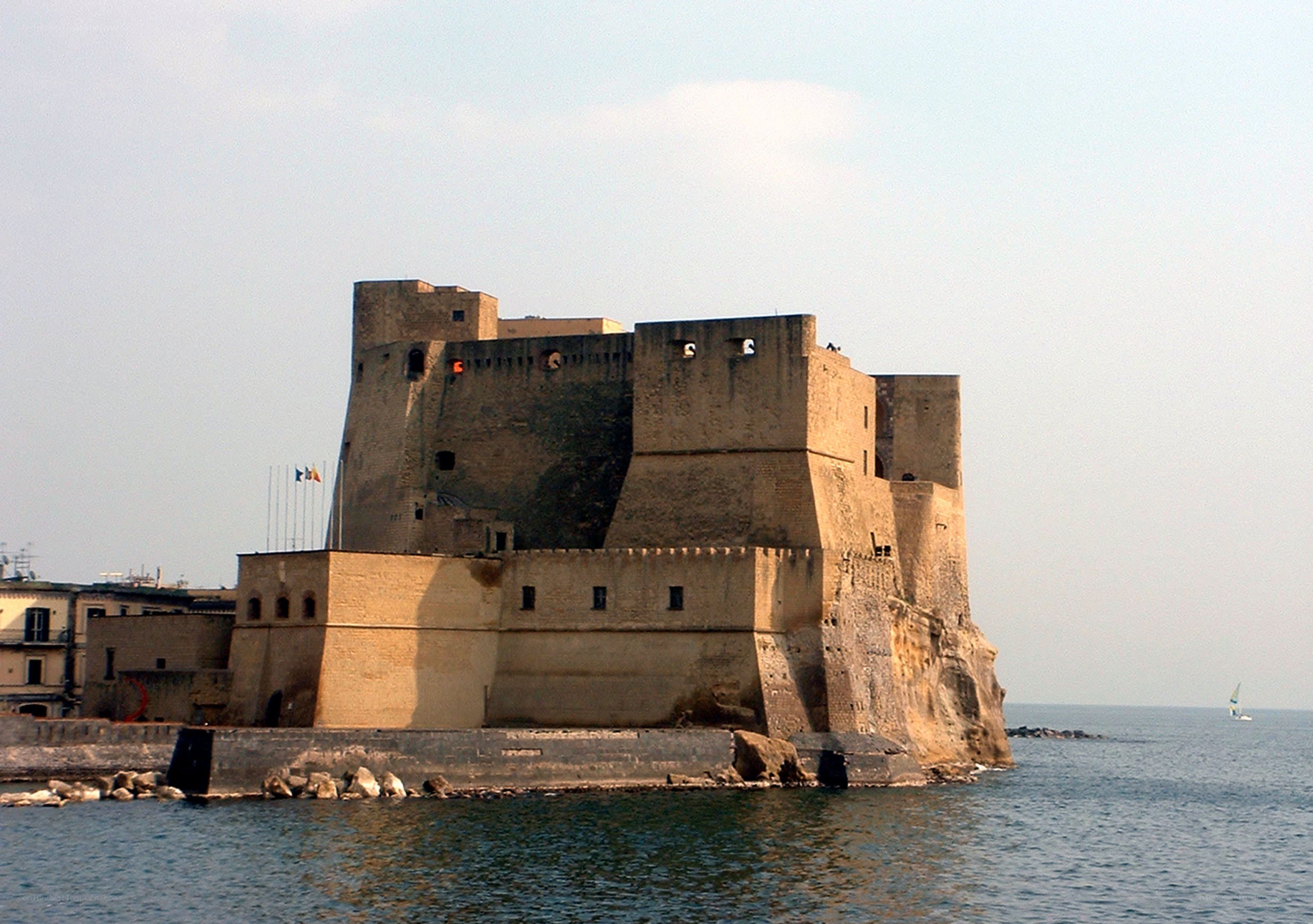 ancient castle by the sea