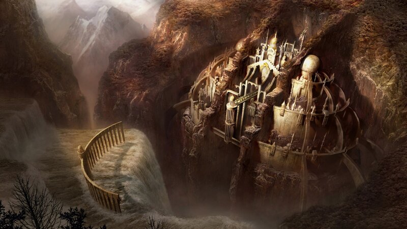 Ancient Castle in Canyon