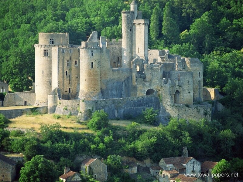 ancient castle in france