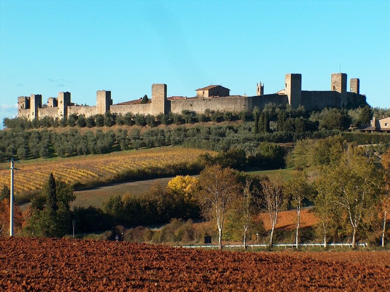 Ancient Castle on Hill — Brown