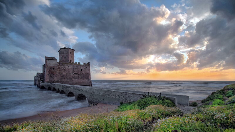 Ancient Castle on Pier