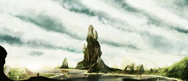 Ancient Castle on Rock