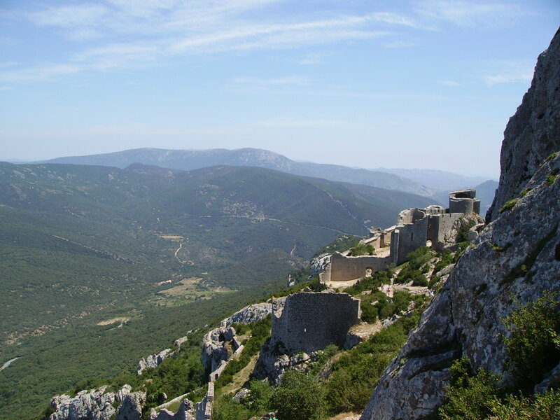 Ancient Castle Ruins — Green, Serene