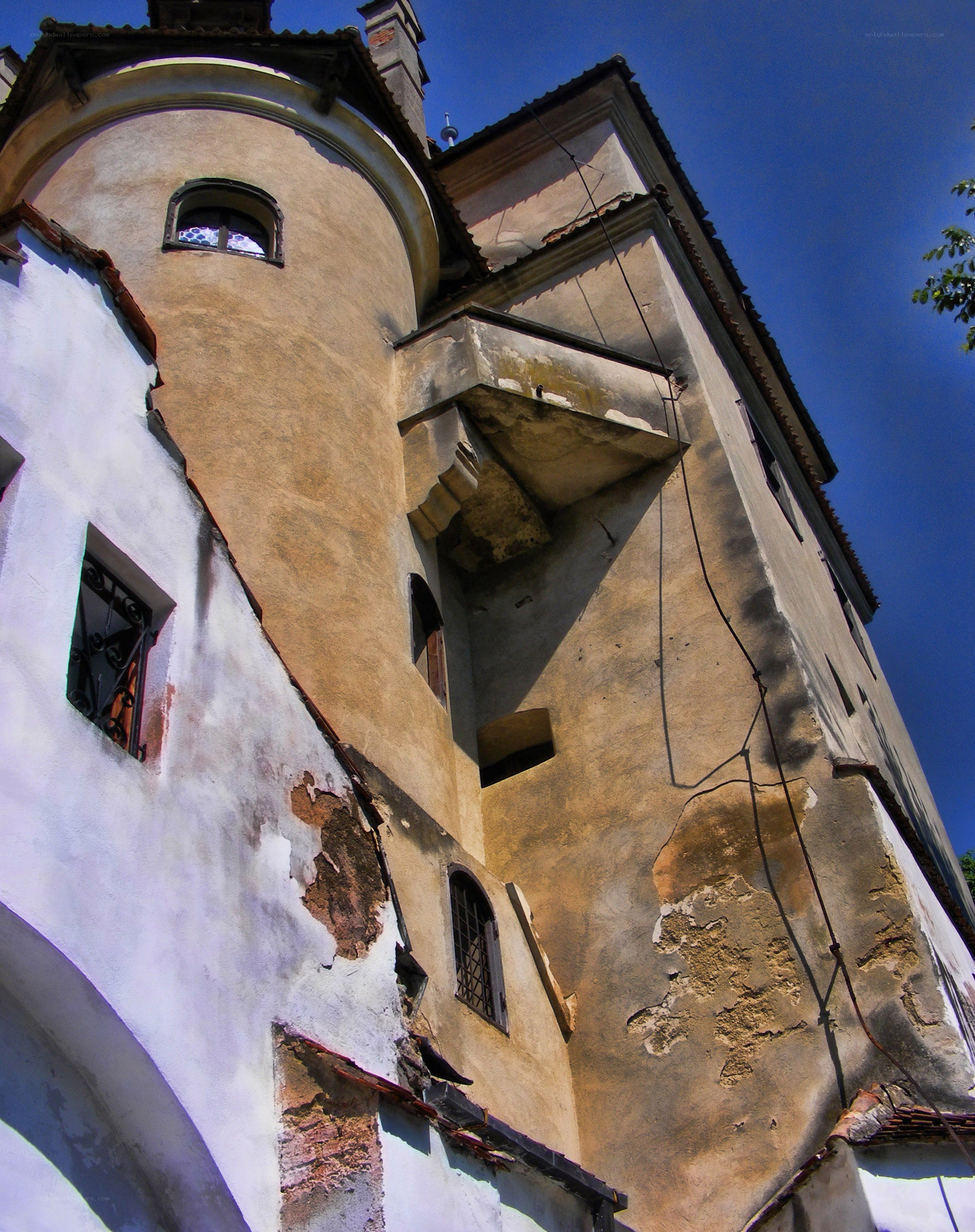 ancient castle wall