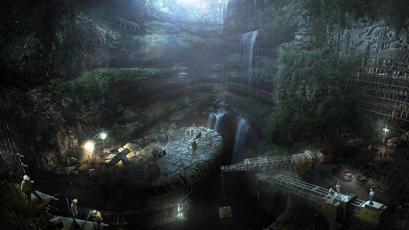 ancient cave excavation site