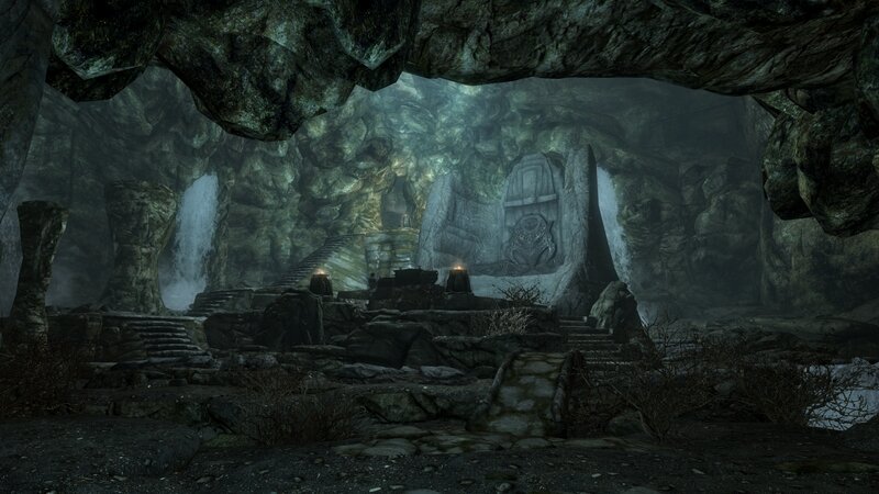 Ancient Cave Ruin — Gray