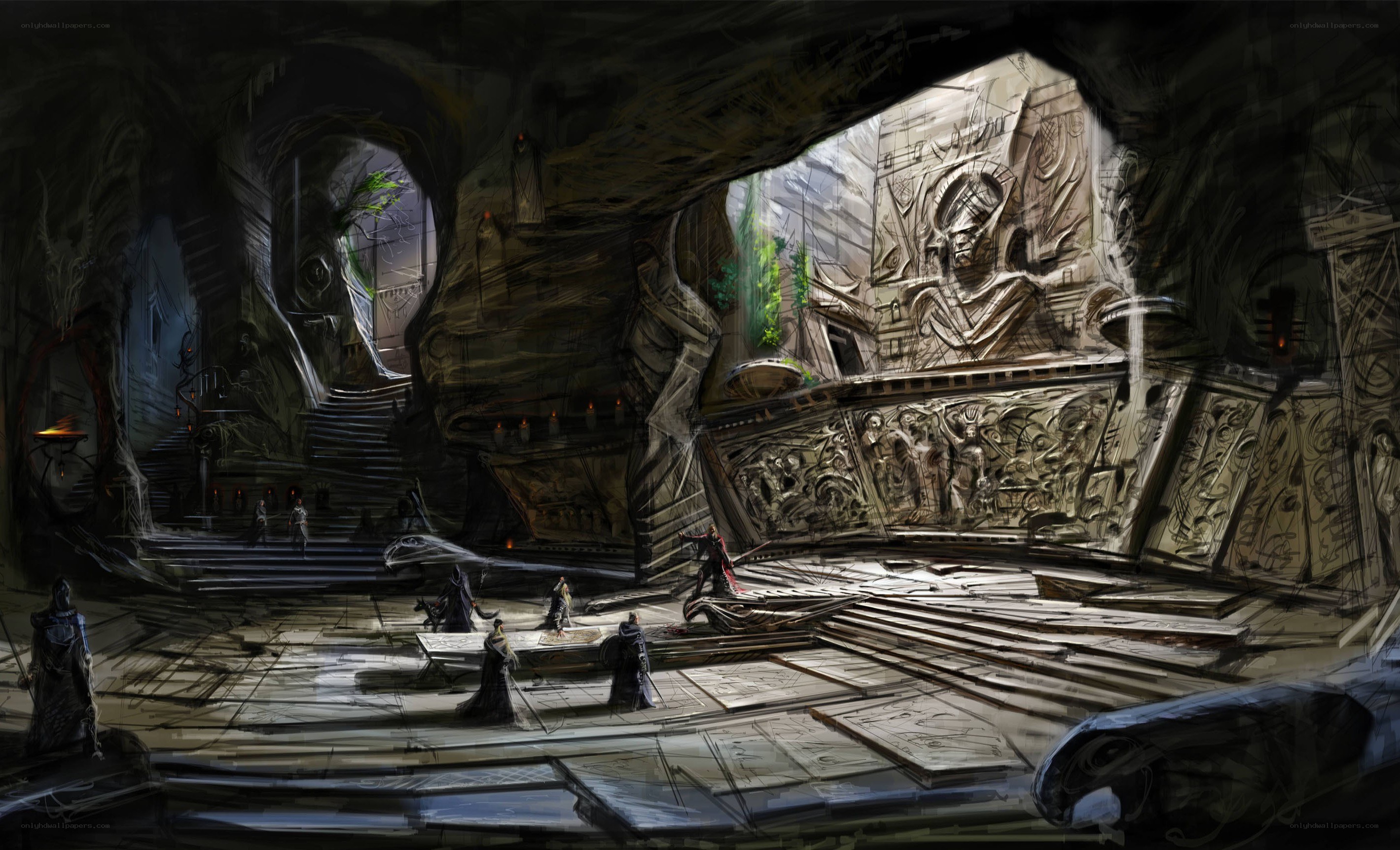 ancient cavern temple