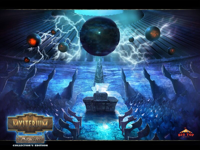 Ancient Chamber with Floating Orbs
