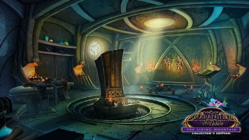 Ancient Chamber with Sarcophagus
