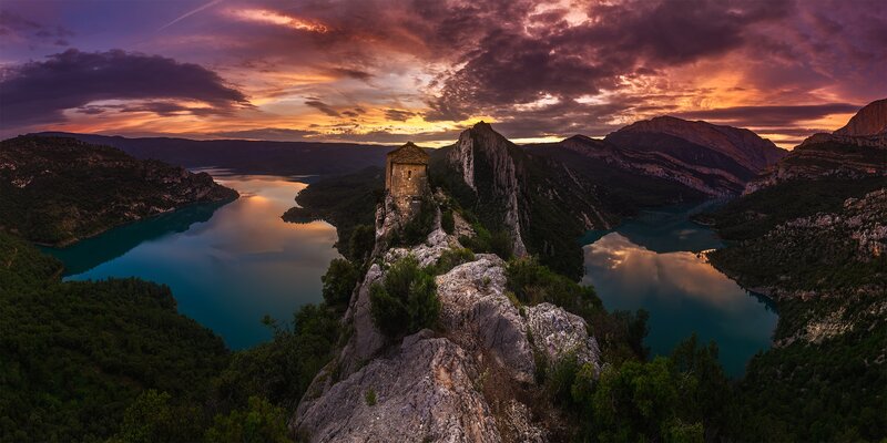 Ancient Chapel on Cliff