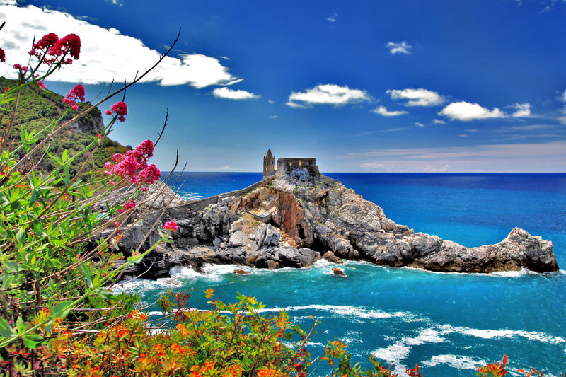 Ancient Chapel on Rocky Coast