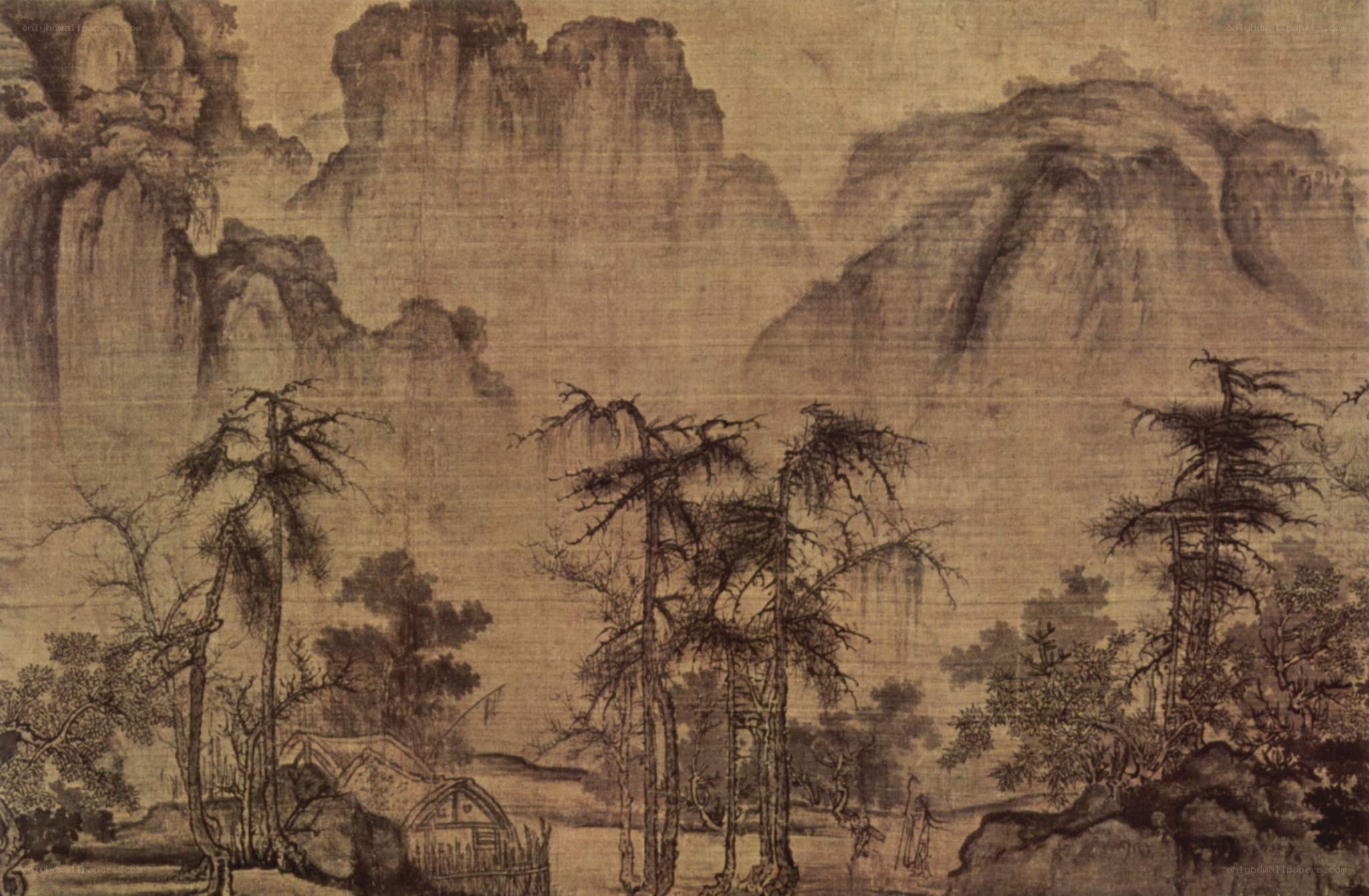 Ancient Chinese landscape painting