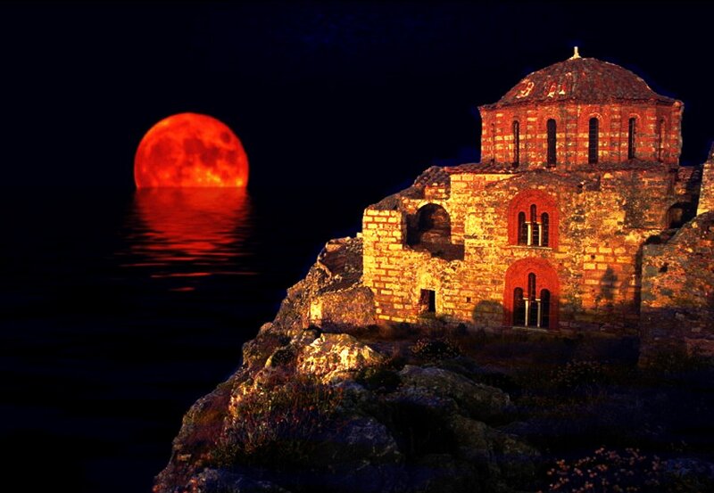 Ancient Church on Cliff