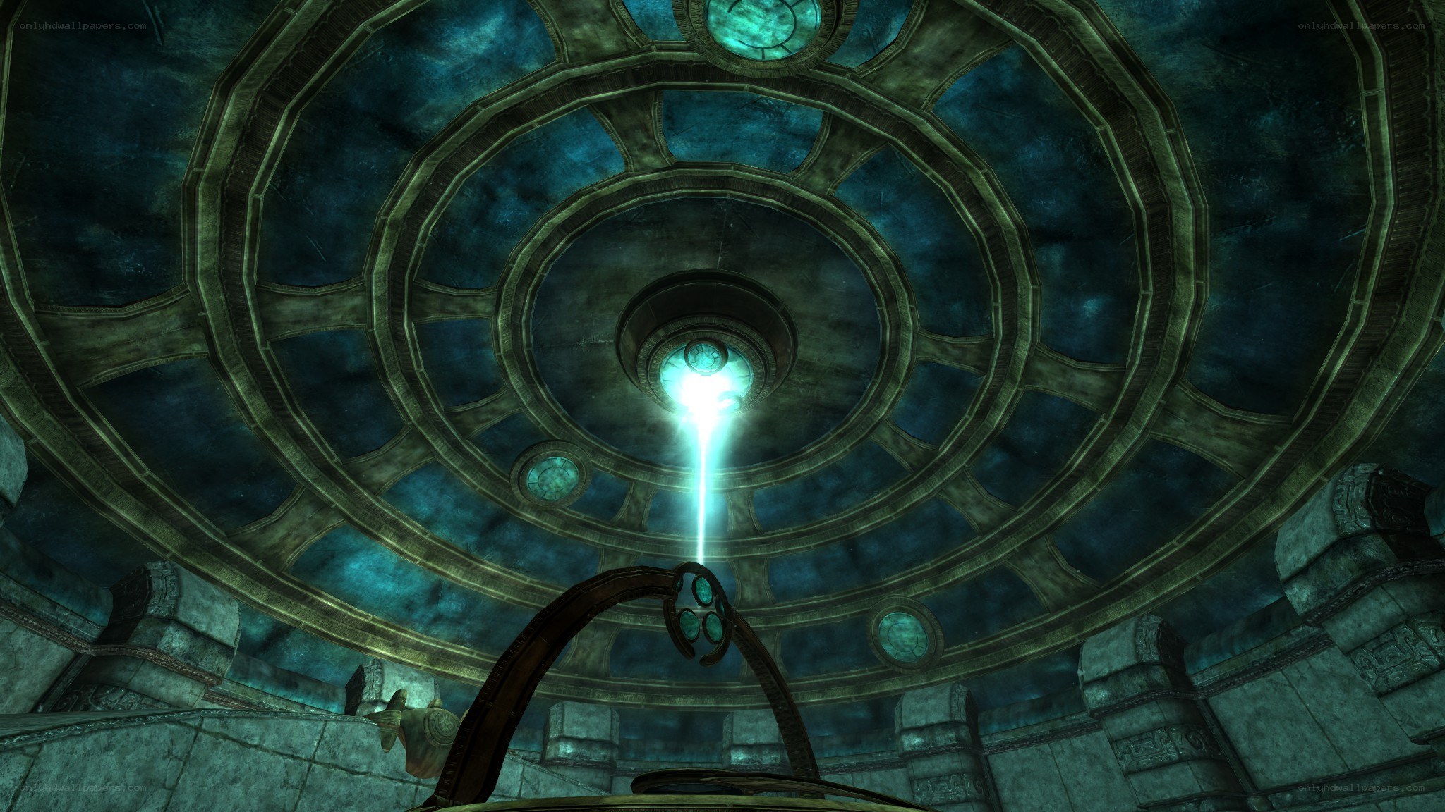 ancient circular chamber ceiling