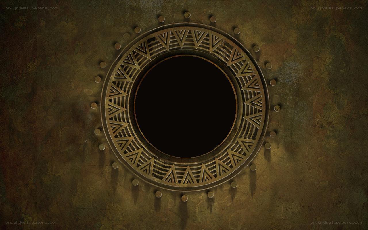 ancient circular portal