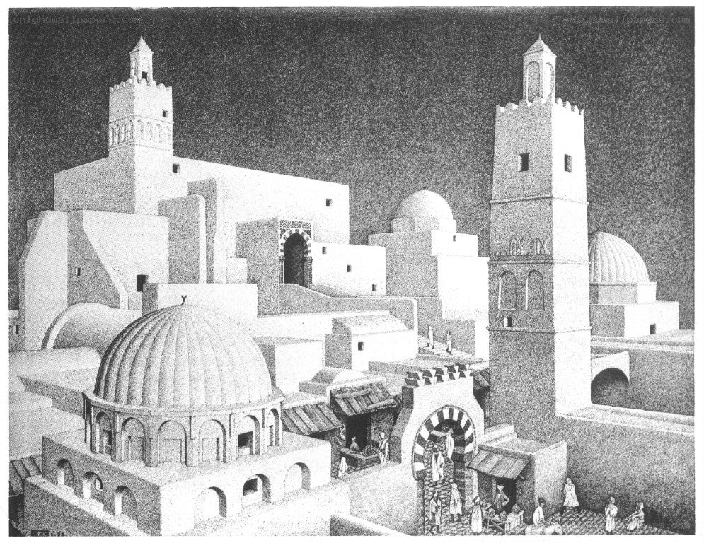 ancient city architectural rendering