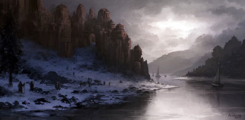 ancient city by the river