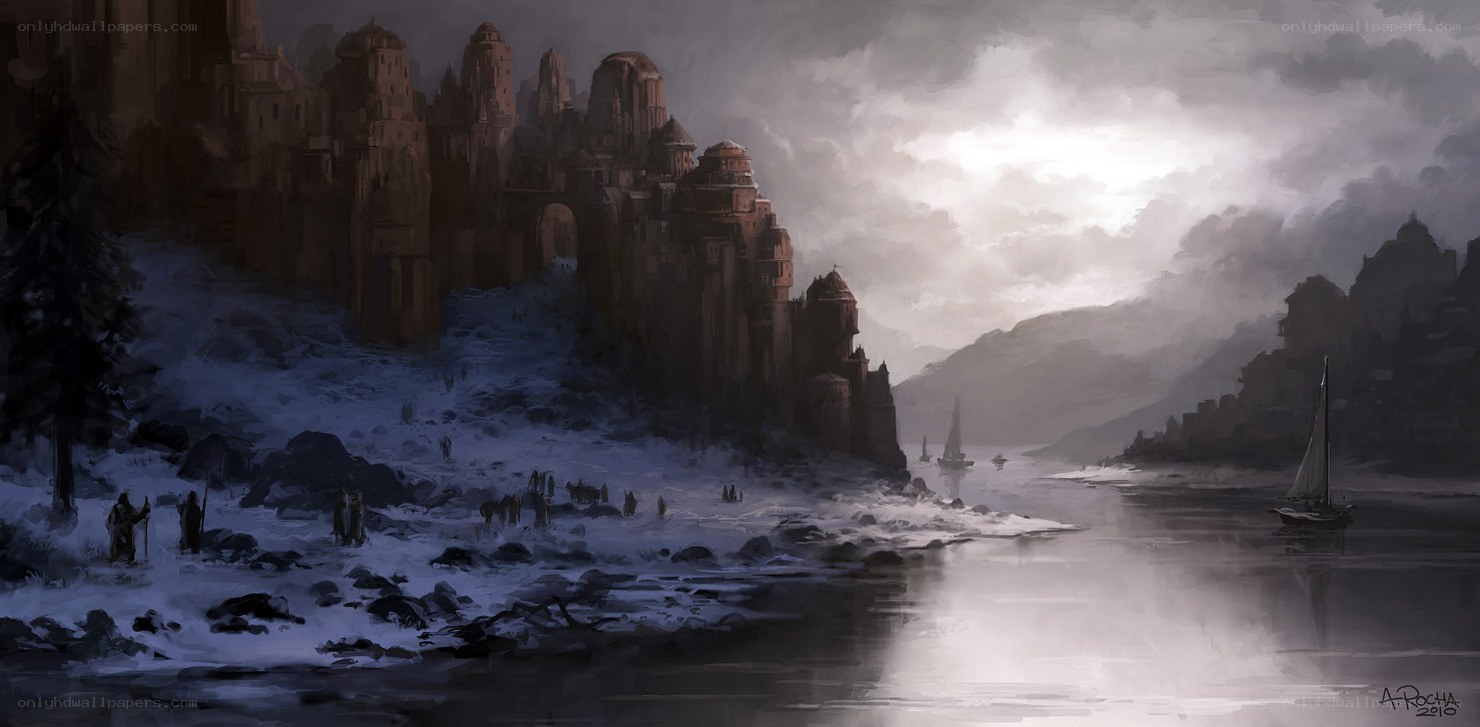 ancient city by the river