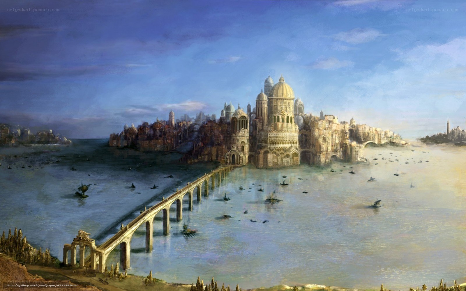 ancient city by the sea