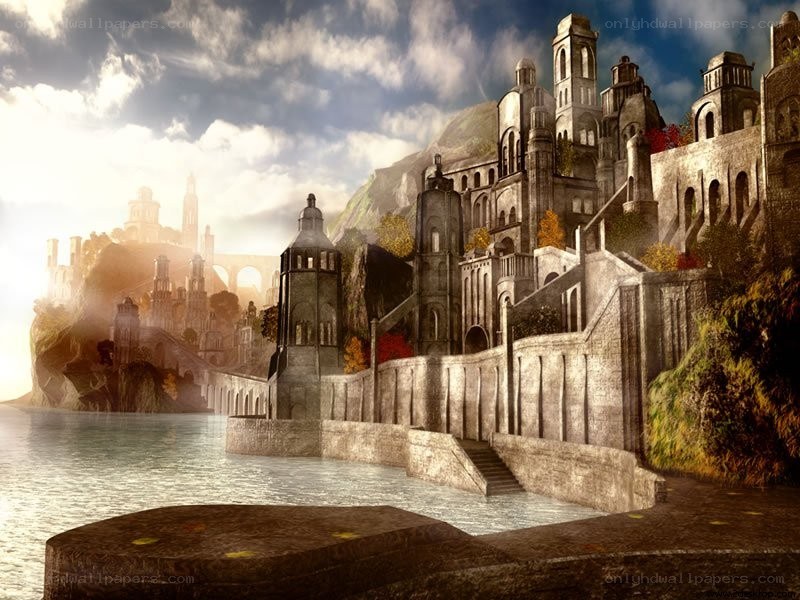 ancient city by the water